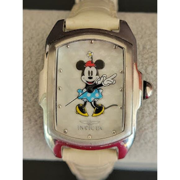 Invicta Disney Women's Minnie Mouse Watch 5 Bands Limited‎ Edition Fresh Battery